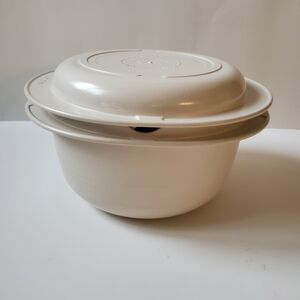 Vtg Tupperware Ultra 21 Ovenware Casserole Set - 3qt / .75qt
